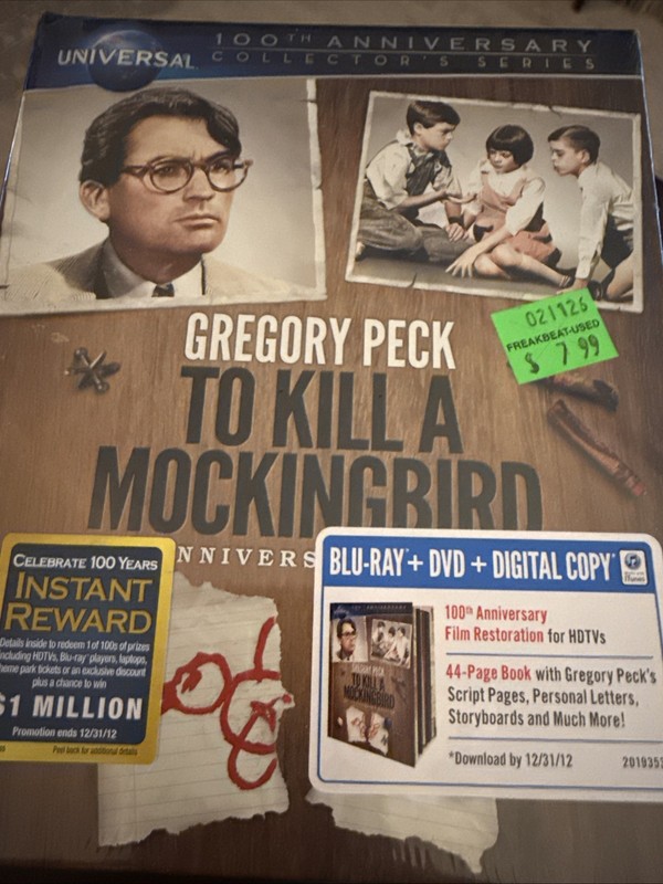 To Kill a Mockingbird 50th Anniversary Edition Digibook Blu-ray New Seale Hype
