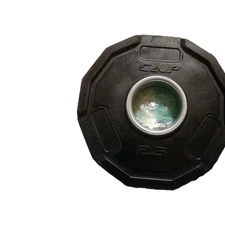 2.5lb CAP Barbell Olympic Grip Plate - Black, Heavy-Duty for Weightlifting