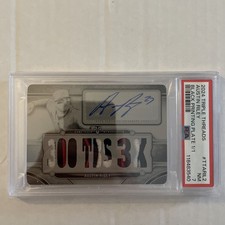 2024 Triple Threads AUSTIN RILEY AUTO Patch Relic Printing Plate 1/1 Braves SSP