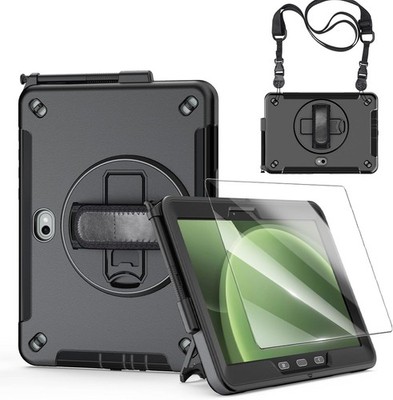 Shockproof Case for Samsung Galaxy Tab Active5 Pro 2025/Active4 Pro 2022, Black