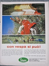 VESPA PIAGGIO SCOOTER con vespa si può - PUBBLICITA' D'EPOCA ADVERTIS ADV-2026