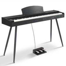 Glarry 88 Keys Digital Home Piano Full Weighted Keyboards,Supports USB-MIDI