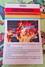 Fire Fighter (Atari 2600, 1982) By Imagic Manual