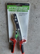 Pittsburgh Compact Hand Nibbler Sheet Metal Plastic Aluminum Cutter