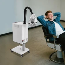 Nano Hair Steamer Machine Set Professional Ionic Stand Bonnet Dryer Tool Kit