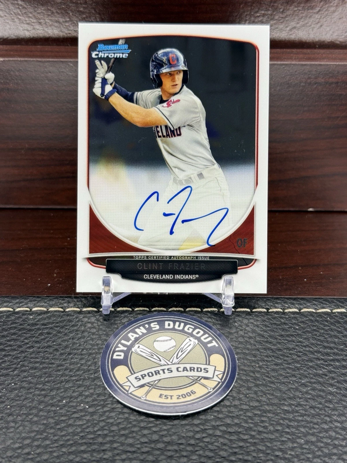 2013 Bowman Draft Picks & Prospects Chrome Prospect Autographs Clint Frazier