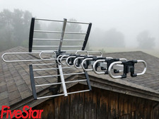 2025 HDTV Amplified Outdoor Digital TV Antenna 4K HD VHF UHF FM Signal Boost