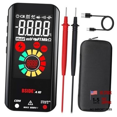 BSIDE Rechargeable Digital Multimeter Color LCD 3 Results Rechargeable A10