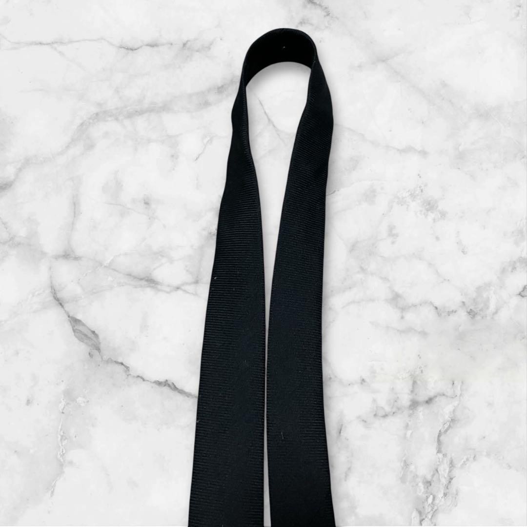 Porter Classic Tie Black Solid Used - image 4