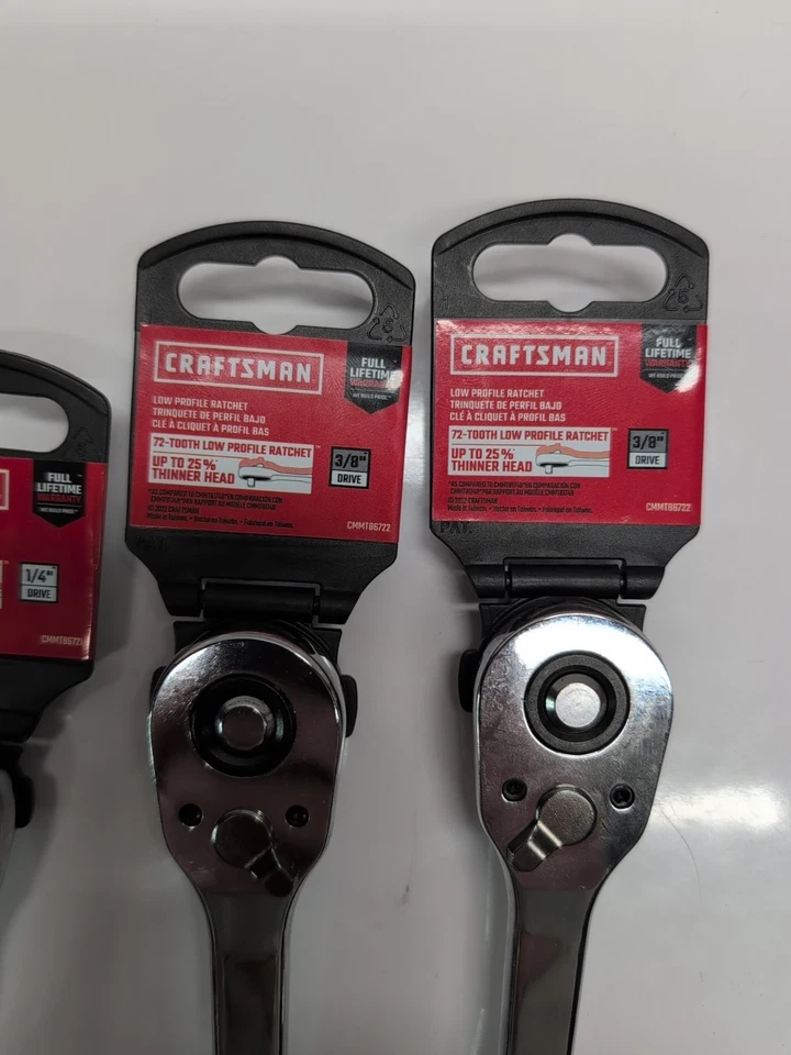 NEW 8 Piece Lot Craftsman Ratchets Screwdrivers and Sockets Made in USA. - Image 4 of 4