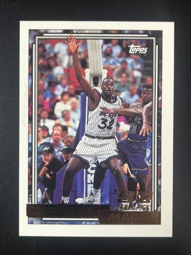 SHAQUILLE O'NEAL 1992-93 Topps GOLD #362 Rookie RC Magic NM