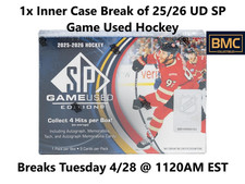 Arizona Coyotes / Utah 2025-26 UD SP Game Used Hockey 1x Inner Case Break #2