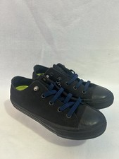 Black Converse All Star Low Top Chuck Taylors Sneakers Shoes Youth Boys 1