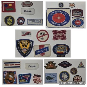 Lot Vintage Embroidered Patches Mixed Brands Sports Beer Auto Police Uniform 30+