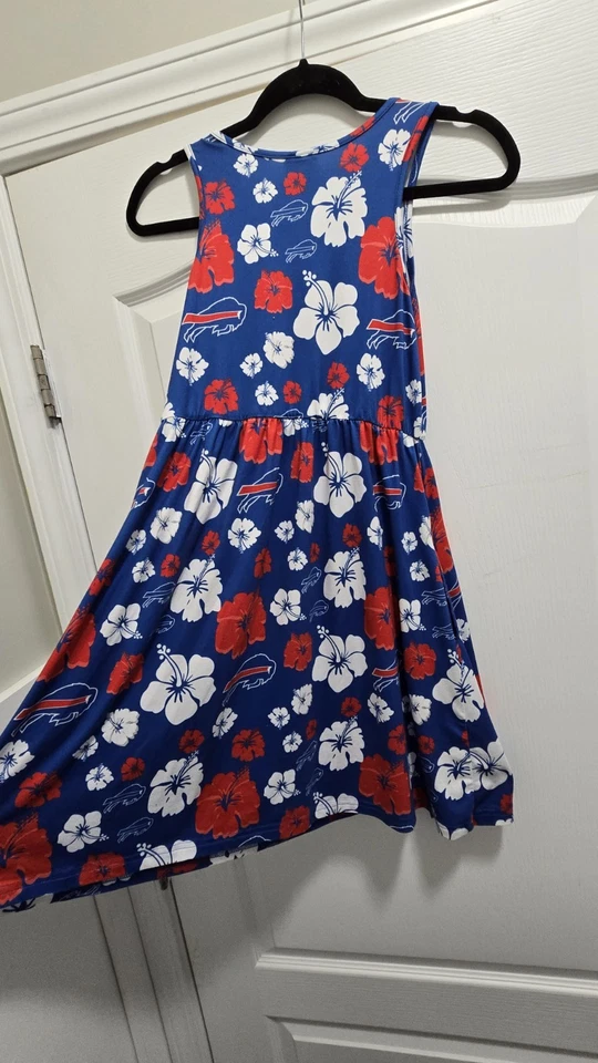Любимый сарафан с цветочным узором для фанатов Buffalo Bills размер Dmall одежда для команды НФЛ - Изображение 2 из 4