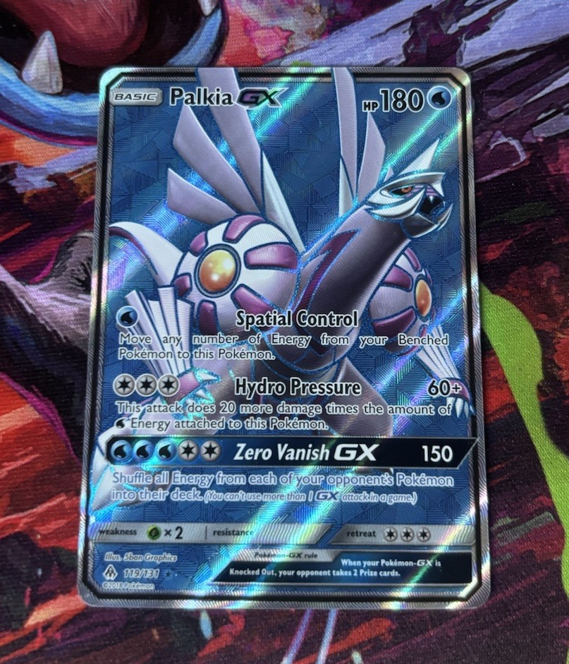 Palkia GX (Full Art) 119/131 Sm-Forbidden Light Holo Pokémon TCG