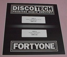Various - DiscoTech FortyOne (3x12", Comp, Promo) (Near Mint (NM or M-))