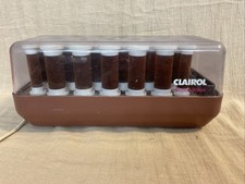 Clairol FH-20 Velvet Heated Rollers Tested and Works Vintage No Clips