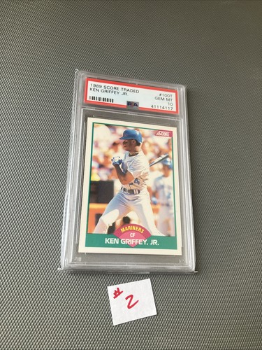 1989 Score Traded #100 Ken Griffey Jr. Rookie HOF PSA 10