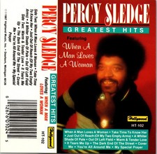 Percy Sledge Greatest Hits Oldies Music Audio Cassette Tape 