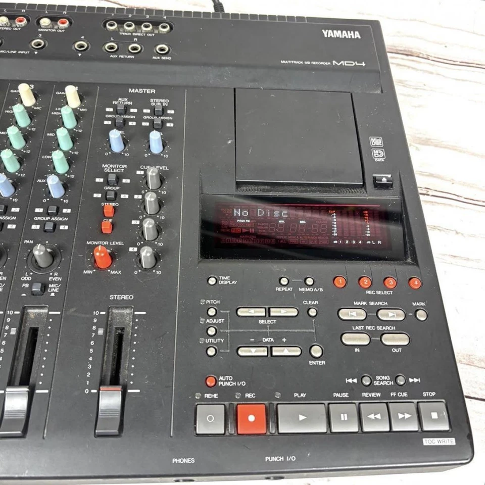 YAMAHA MD4 MTR Multitrack MD Mini disc Recorder - Image 3 of 4