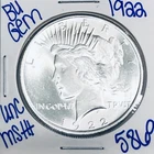 1922 BU UNCIRCULATED SILVER PEACE DOLLAR AUTHENTIC U.S. MINT FREE SHIPPING 5869