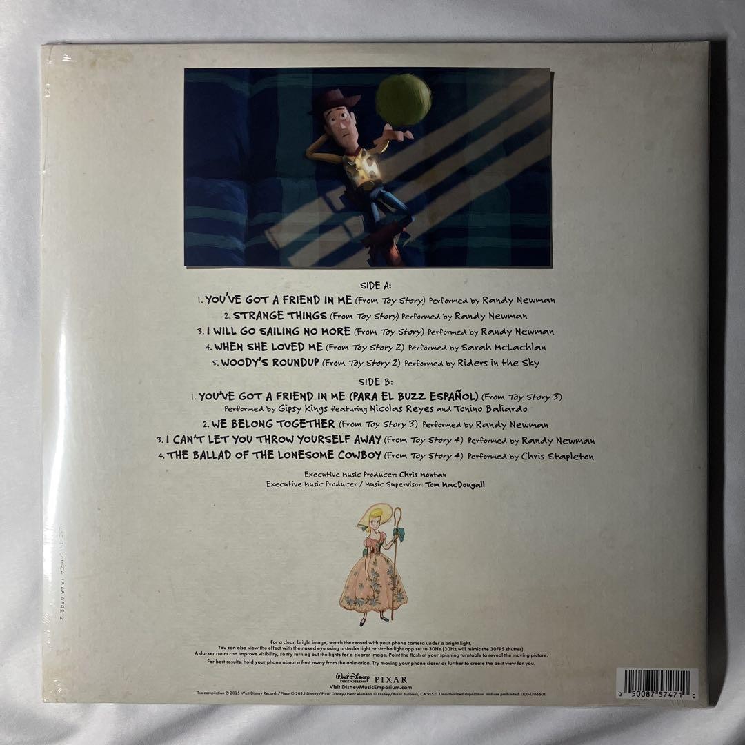 hard to obtain, 30th Anniversary Toy Story Zoetrope Records | eBay