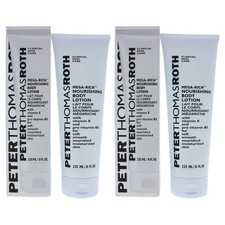 Mega-Rich Body Lotion by Peter Thomas Roth for Unisex-8 oz Body Lotion-Pack of 2