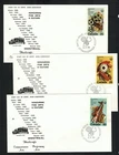 Canada #684-687,  19765 Olympic Arts / Culture, each on NR Covers cachet FDC, VF