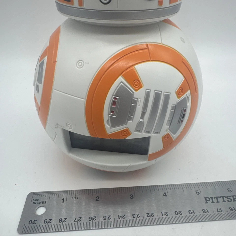 Star Wars Episodio VII El Despertar de la Fuerza BB-8 Reloj Despertador Digital Pantalla LED Foto 3 de 4