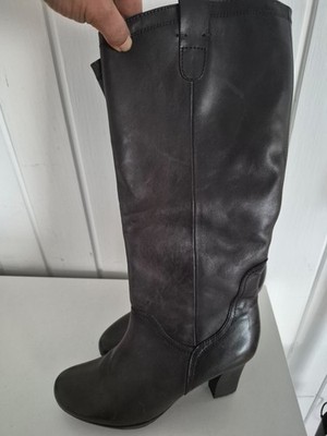 Tamaris Leder-Stiefel Gr. 40 Braun   Top Zustand   wie neu!   NP 100 
