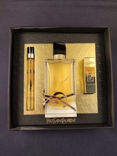 YSL Libre 90ml EDP, 10ml Travel EDP  Spray & 1.3g Lipstick Gift Set - Brand New