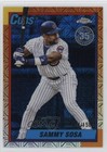2025 Update 1990 Topps Chrome Silver Pack Blue Refractor /150 Sammy Sosa 06l3