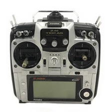 Futaba T10CAG 10-Channel 2.4GHz FASST Radio Transmitter for RC Airplane/Heli