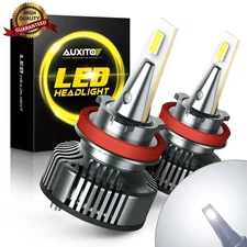2X H11B LED Headlight Bulbs 6500K White 400% Brighter 1:1 Mini Size Non-polarity