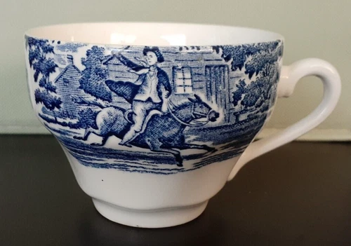 LIBERTY BLUE - Paul Revere Staffordshire Tea Cup  $7.99 each (4 are available)