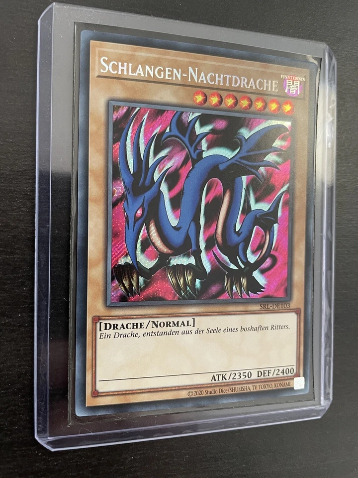 Yu-Gi-Oh! Schlangen-Nachtdrache SRL Secret Rare Near Mint 25th Anniversary - Bild 3 von 4