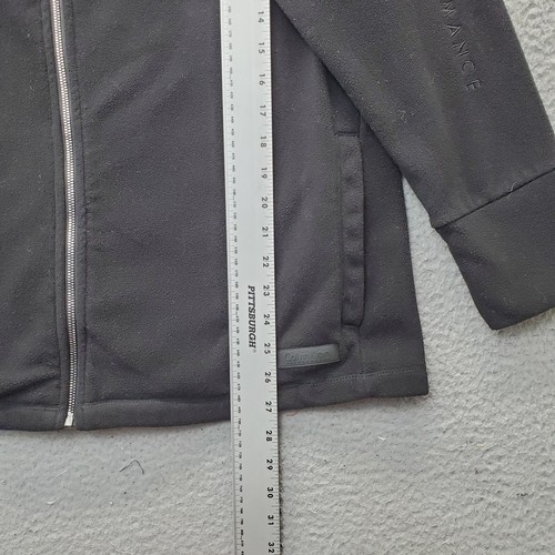 Calvin Klein Golf Performance Giacca Donna 1X Nero Pile Raglan Polsino Finto Collo - Foto 4 di 7