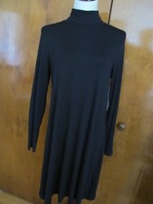 Karen Kane women's black soft rayon A-line dress New