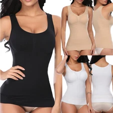 Compression Tank Tops Tummy Waist Control Shaper Shapewear Camisole for Women US