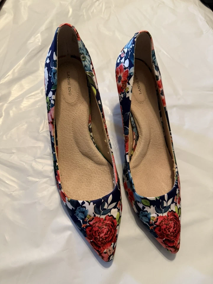 Lands End цветочный котенок исцеление размер 9,5 - Изображение 4 из 4