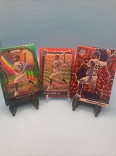 2021 Cristian Javier Rookie Prizm Refractor Green, Red Wave Optic Lot Bundle X3