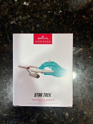 Hallmark Keepsake Christmas Ornament Star Trek The Hand Of Apollo 2023 Brand New