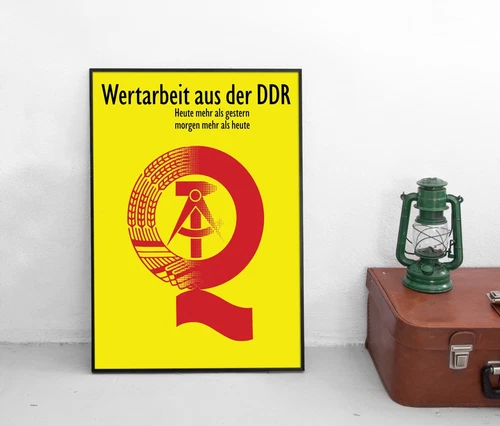 Poster quality workmanship from the GDR / made in GDR poster quality propaganda GDR