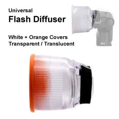 Universal Lambency Flash Diffuser Set for Canon Nikon Sony and Other Speedlites 