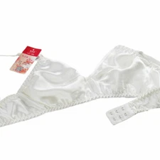 Womens 100% Silk Bra Soft WIREFREE Underwear Sleep Brassiere fit the us 30-38 AB