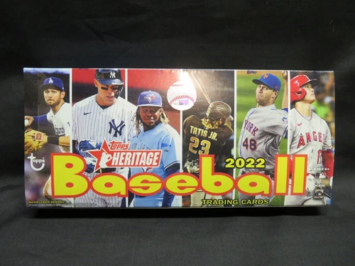 2022 TOPPS HERITAGE BASEBALL Factory-Sealed HOBBY BOX w/ Oneil Cruz (RC)