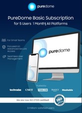 PureDome Basic Subscription for 5 Users 1 Month All Platforms