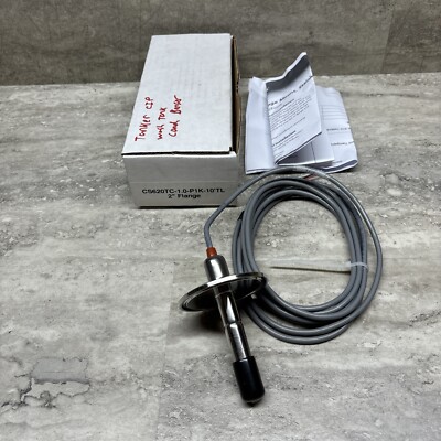 Sensorex CS620TC-1.0-P1K-10 TL Conductivity Probe / Sensor, 2  Flange, CS620TC