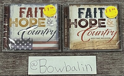 Time Life's FAITH, HOPE & COUNTRY [ 4 CD s , 2016 ] - New! - God Bless, Old Time